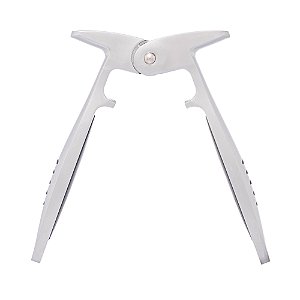 ABRIDOR DE CHAMPANHE E ESPUMANTE EM LIGA DE ZINCO CABO ANTIDERRAPANTE CHEF PRO 11,5CM - WOLFF