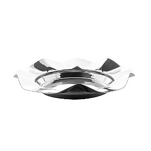 BANDEJA DE AÇO INOX BONBON PRATEADA 33CM X 5CM - WOLFF