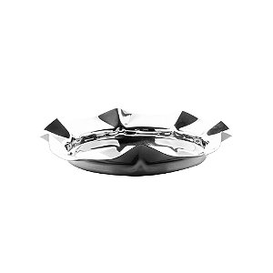 BANDEJA DE AÇO INOX BONBON PRATEADA 26,5CM X 4,5CM - WOLFF
