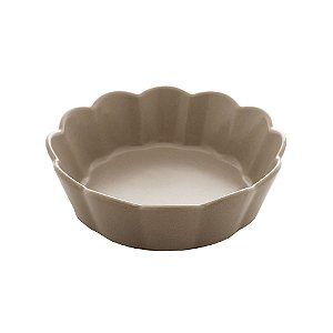 CONJUNTO 3 BOWLS DE PORCELANA PÉLATA AREIA MATT 14,5CM X 5CM - WOLFF