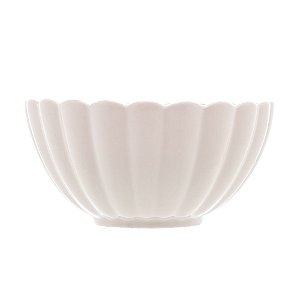 CONJUNTO 2 BOWLS DE PORCELANA PÉTALO BRANCO MATT 12CM X 6CM - WOLFF