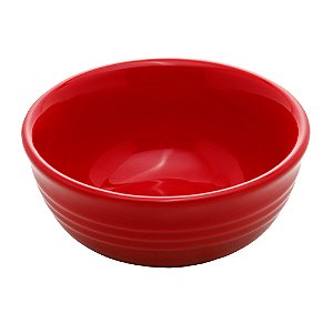 CONJUNTO 2 BOWLS DE CERÂMICA RETRÔ VERMELHO 10CM X 4,5CM - WOLFF