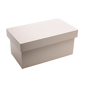 CAIXA ORGANIZADORA DE MDF LAQUEADA OFF -WHITE 30CM X 17CM X 13CM - WOODART