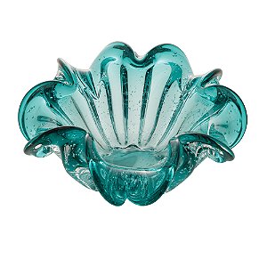 CENTRO DE MESA DE VIDRO ITALY TIFFANY 21CM X 10CM - WOLFF