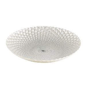 CENTRO DE MESA DE VIDRO INSTAMBUL 40CM X 7CM - WOLFF