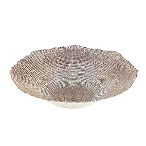 CENTRO DE MESA DE VIDRO INFINITY 40CM X 10CM - WOLFF