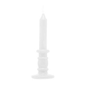 VELA DE PARAFINA CLASSIC BRANCA 6CM X 6CM X 16,5CM - WOLFF