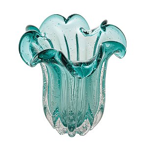 VASO DE VIDRO ITALY TIFFANY 18CM X 21CM - WOLFF