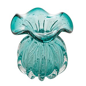 VASO DE VIDRO ITALY TIFFANY 11,5CM X 13CM - WOLFF