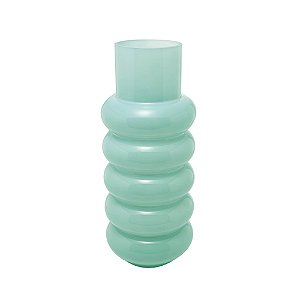 VASO DE VIDRO GOMOS MENTA 15CM X 15CM X 35CM - WOLFF