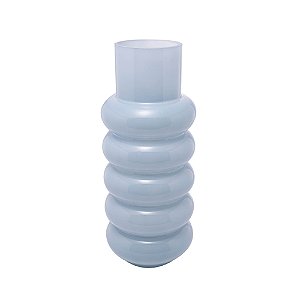VASO DE VIDRO GOMOS AZUL 15CM X 15CM X 35CM - WOLFF