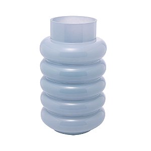 VASO DE VIDRO GOMOS AZUL 15CM X 15CM X 25CM - WOLFF