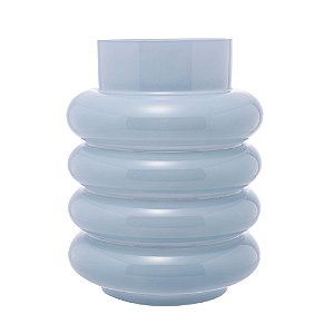 VASO DE VIDRO GOMOS AZUL 15CM X 15CM X 20CM - WOLFF