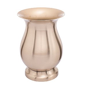 VASO DE AÇO INOX CHAMPANHE 13CM X 18,5CM - WOLFF