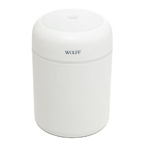 UMIDIFICADOR DE AR PORTÁTIL DE PLÁSTICO COM ENTRADA USB E LUZ LED NOTURNA 300ML - WOLFF
