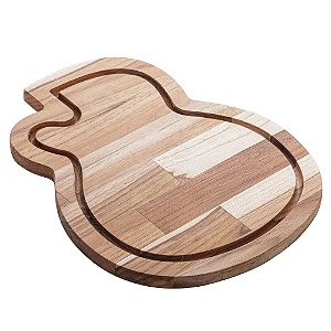 TÁBUA DE MADEIRA TECA VIOLÃO35CM X 28CM X 2CM - WOLFF CRAFT