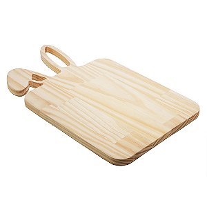 TÁBUA DE MADEIRA COELHO EASTER PINUS 45CM X 25CM X 1,5CM - WOODART