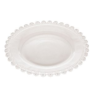 PRATO RASO DE CRISTAL DAISY 28CM - WOLFF