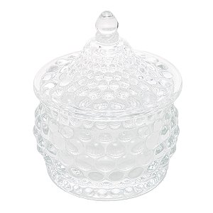 POTICHE DE VIDRO HAT BALLS 8CM X 8CM X 9,5CM - WOLFF