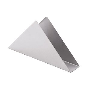 PORTA GUARDANAPOS DE AÇO INOX POLIDO 19CM X 8,5CM - WOLFF
