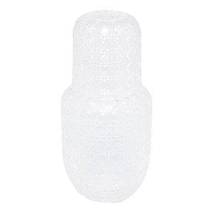 MORINGA DE VIDRO COM COPO TRELIÇA 500ML/145ML - WOLFF