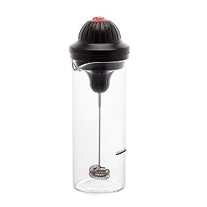 MIXER MULTIUSO COM COPO DE VIDRO BOROSSILICATO PRETO 450ML - WOLFF