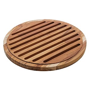 MIGALHEIRA DE MADEIRA TECA 34CM X 2CM - WOLFF CRAFT