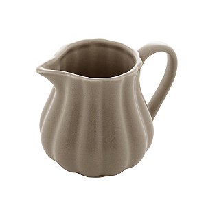 LEITEIRA DE PORCELANA PÉTALA AREIA MATT 220ML - WOLFF