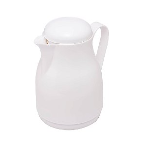 GARRAFA TÉRMICA DE PLÁSTICO BASIC BRANCA 300ML - WOLFF