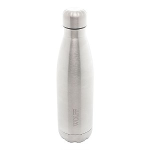 GARRAFA TÉRMICA DE AÇO INOX PAREDE DUPLA ICE 500ML - WOLFF