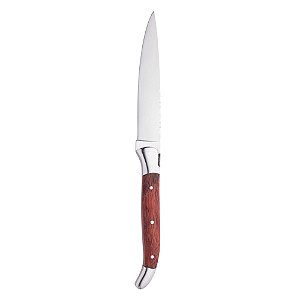 FACA UTILITARIA COM CABO DE MADEIRA E AÇO INOX LAGUIOLE BY WOLFF 24,5CM - WOLFF