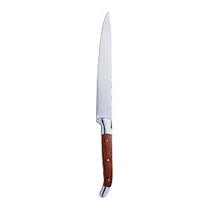 FACA DO CHEF COM CABO DE MADEIRA E AÇO INOX LAGUIOLE BY WOLFF 34CM - WOLFF