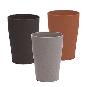 COPO EM FIBRA DE PINHO E PP PINE SORTIDO 300ML - WOLFF