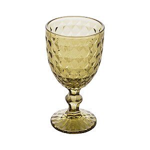 CONJUNTO 6 TAÇAS DE ÁGUA DE VIDRO ROMAN VERDE 345ML - WOLFF