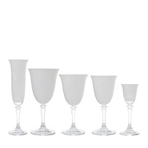 TRAVESSA PARA SERVIR DE CRISTAL COM FIO DE OURO DIAMOND 28,5CM X 14,5CM X 2CM - LYOR