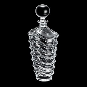 GARRAFA TÉRMICA DE PLÁSTICO BASIC PRETA 300ML - LYOR