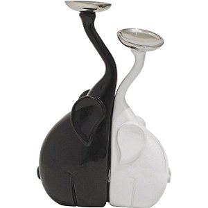 CONJUNTO 6 FACAS DE CHURRASCO DE AÇO INOX BAMBU ELEGANT CHAMPANHE/ROSE 22,3CM - LYOR