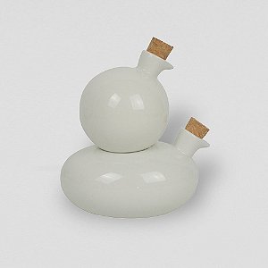 CESTA REDONDA DE RATTAN PLÁSTICO COM FORRO EM TECIDO 21CM X 7CM - LYOR