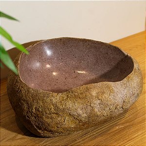 CUBA PEDRA VULCANICA ROSE BALI EDGELESS L41XA19XP40CM