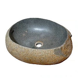 CUBA PEDRA VULCANICA NEGRA BALI EDGELESS L48XA15XP36CM