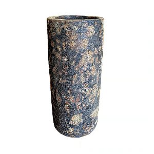VASO VIETNAMITA DE CERAMICA IMPORTADO OCEANIA ATLANTIS MESCLADO D32XA66CM