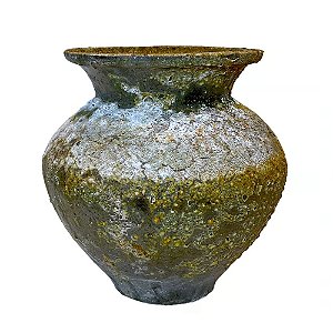 VASO VIETNAMITA DE CERAMICA IMPORTADO SAMUI ATLANTIS D32XA32CM