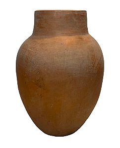 VASO DE BARRO ANTIGO MORINGA CLARA BAHIA D36XA50CM