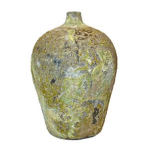 VASO VIETNAMITA DE CERAMICA IMPORTADO MELON ATLANTIS D26XA33CM
