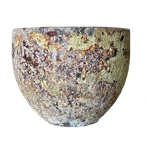 VASO VIETNAMITA DE CERAMICA IMPORTADO TOQUIO ATLANTIS D34XA24CM