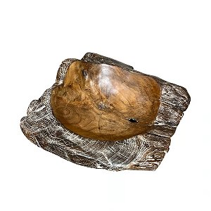 CENTRO DE MESA LEGIAN EM RAIZ TEKA DEMOLICAO L41XA18XP41CM