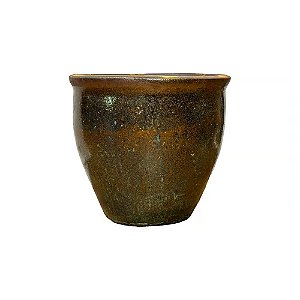 VASO RUSTICO DE CERAMICA IMPORTADO XANGAI MESCLADA D51XA48CM
