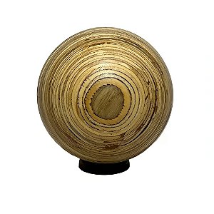 ESCULTURA ESFERA EM MACHETARIA 16CM