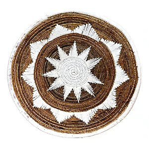 PRATO ARTESANAL BALI ESTRELA RENDADA 50CM