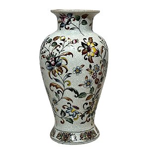 FLOREIRO PORCELANA BRANCA MISTICO D16XA31CM